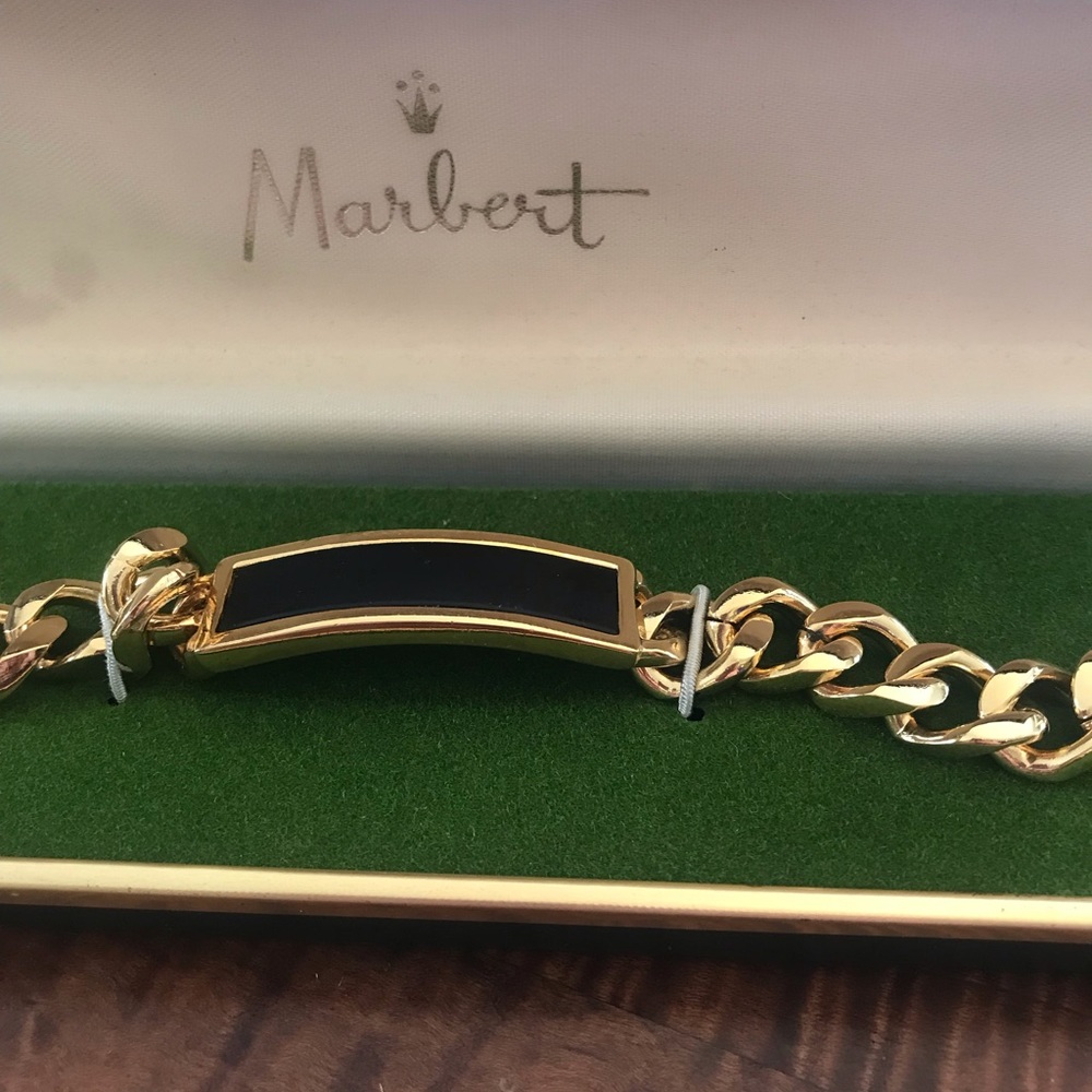 Vintage engravable  ID bracelet